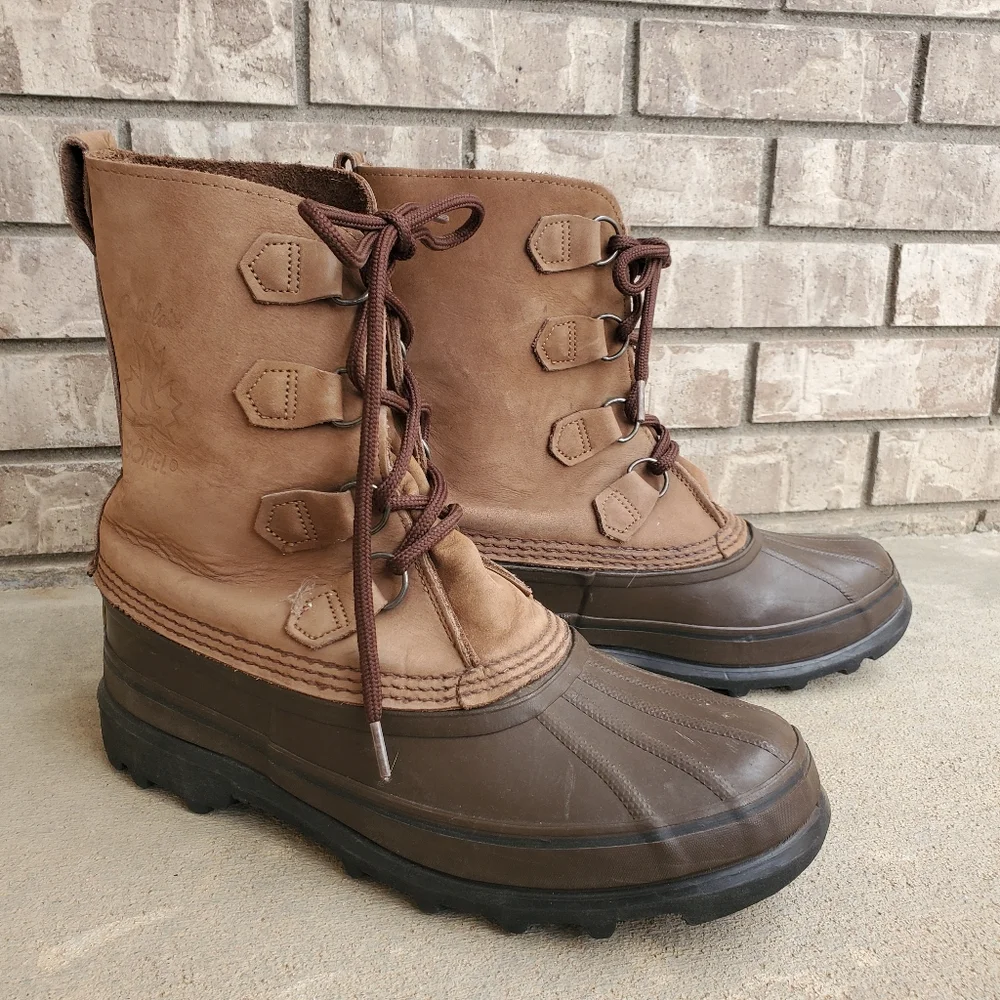 Sorel Cabela's Kaufman winter Men's boots snow leather duck